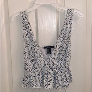 Deep Plunge V Crop Tank Top